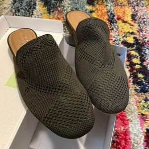 New directions brand green knit mules. Size 8.5